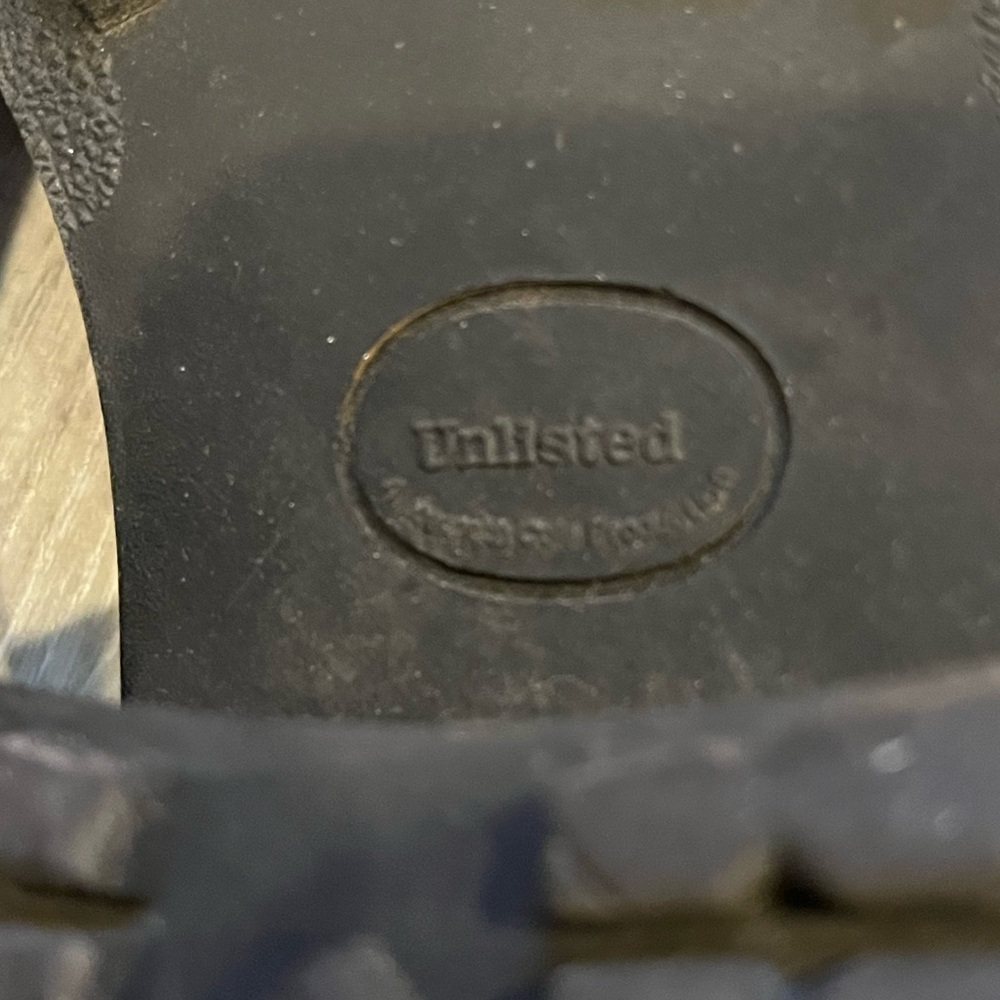 Unlisted Black Leather Boots 8.5 - Picture 11 of 13